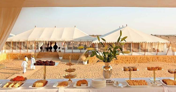 Golden Sandstone Hotel Desert Safari Campジャイサルメール エクステリア 写真