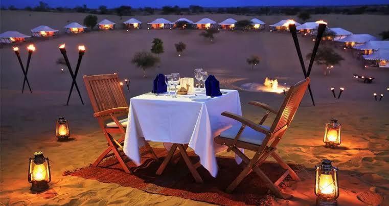 Golden Sandstone Hotel Desert Safari Campジャイサルメール エクステリア 写真