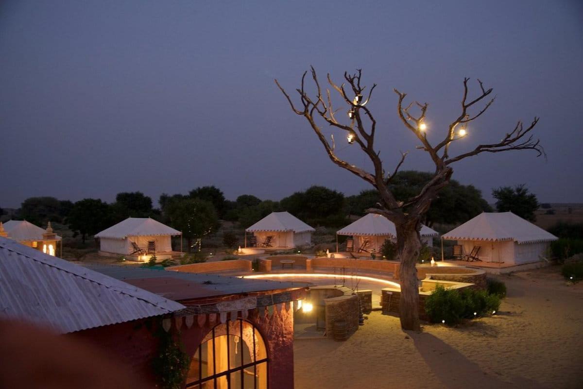 Golden Sandstone Hotel Desert Safari Campジャイサルメール エクステリア 写真