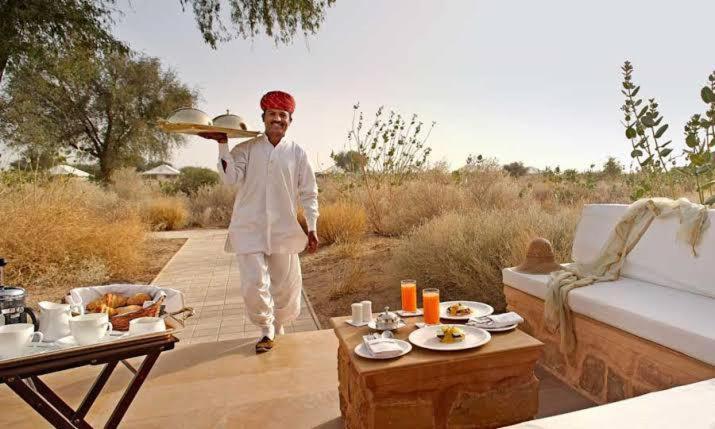 Golden Sandstone Hotel Desert Safari Campジャイサルメール エクステリア 写真